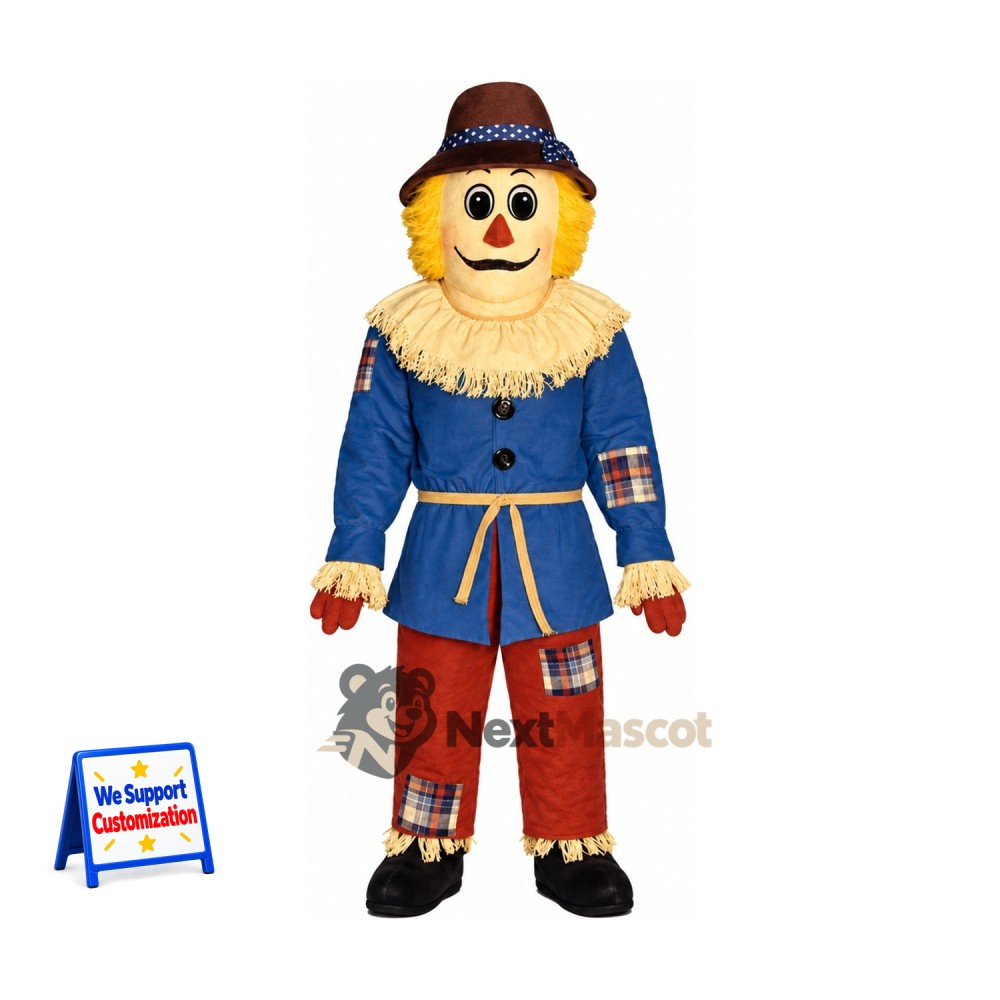Scarecrow Mascot Costume Scarecrow Mascot Costume