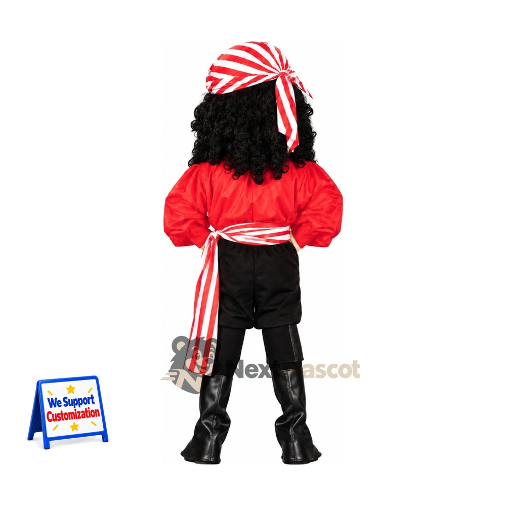 Pirate Mascot Costume - Red Shirt for Parades Pirate Mascot Costume - Red Shirt for Parades