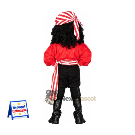 Pirate Mascot Costume - Red Shirt for Parades Pirate Mascot Costume - Red Shirt for Parades