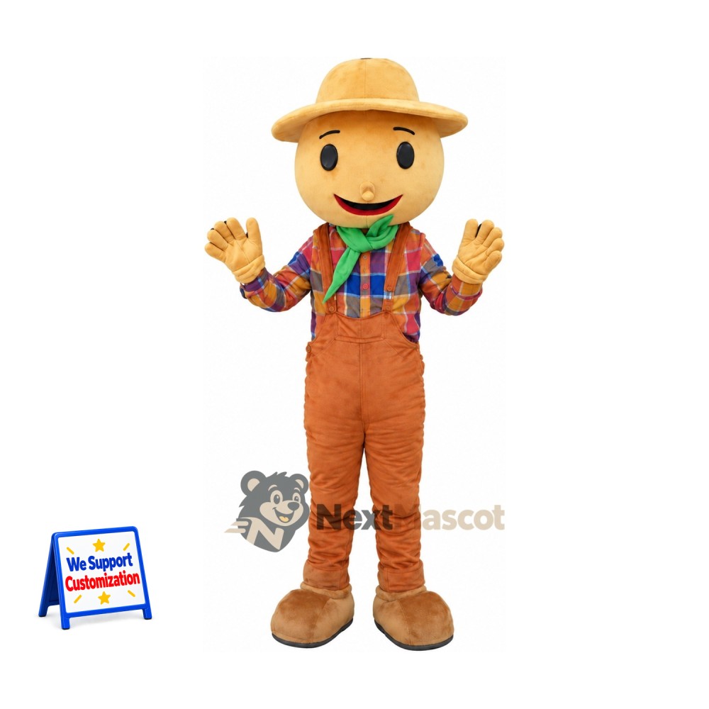 Farmer Mascot Costume Farmer Mascot Costume