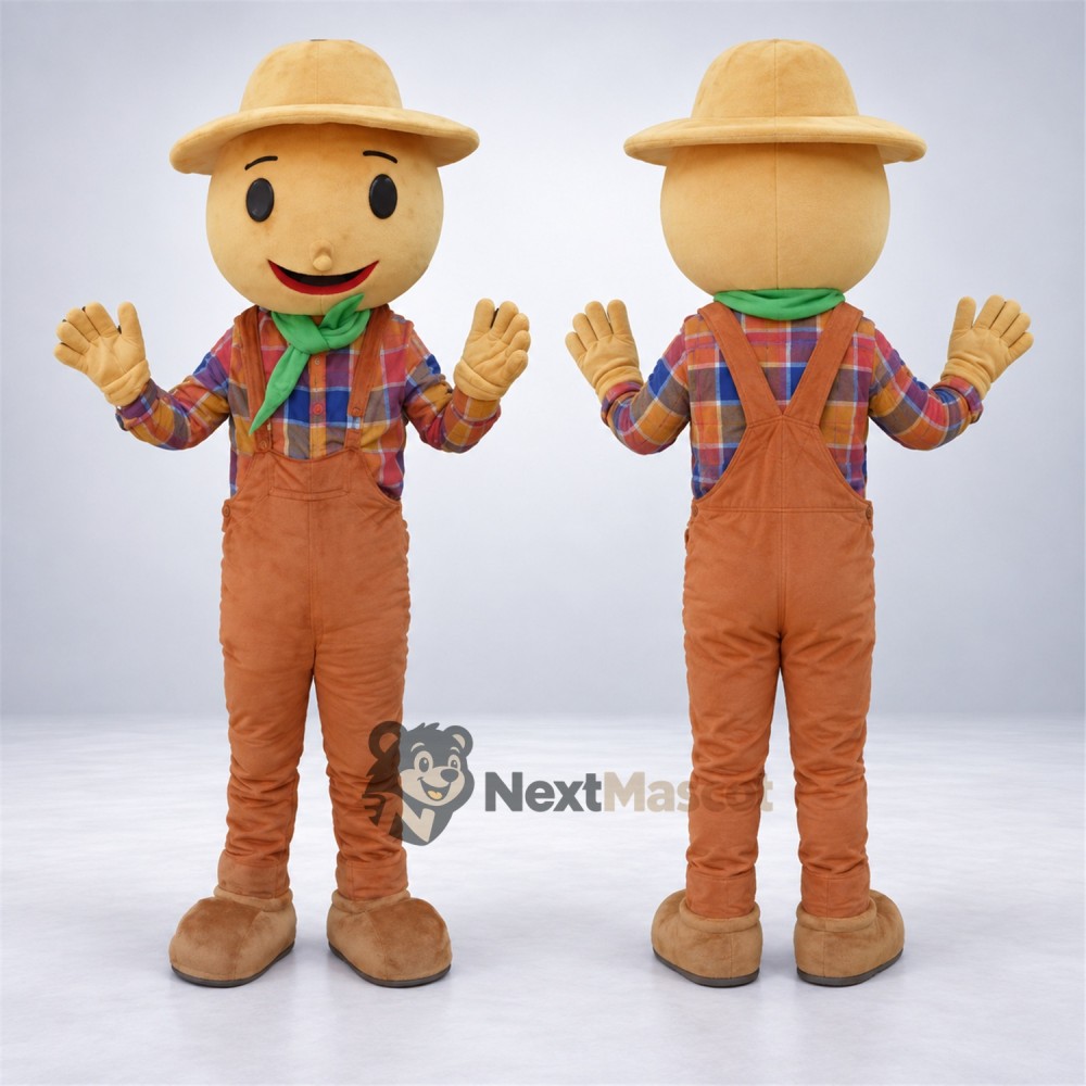 Farmer Mascot Costume Farmer Mascot Costume