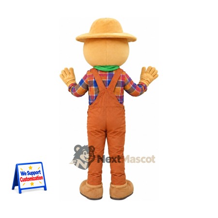 Farmer Mascot Costume Farmer Mascot Costume