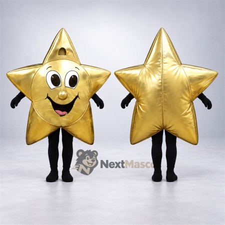 Star Mascot Costume - Gold for Community Events Star Mascot Costume - Gold for Community Events