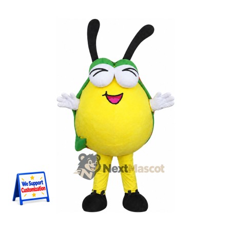 Bug Mascot Costume - Yellow Bug Mascot Costume - Yellow
