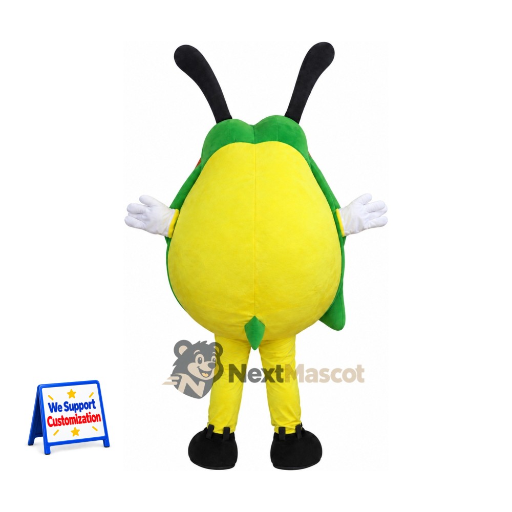 Bug Mascot Costume - Yellow Bug Mascot Costume - Yellow