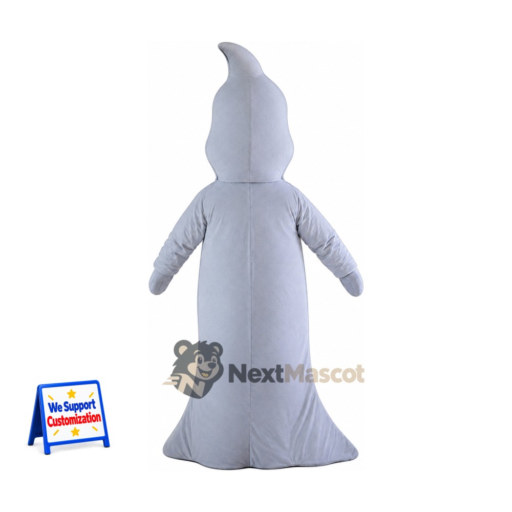 Ghost Mascot Costume - Gray Ghost Mascot Costume - Gray