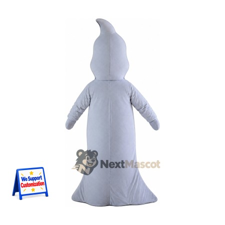 Ghost Mascot Costume - Gray Ghost Mascot Costume - Gray