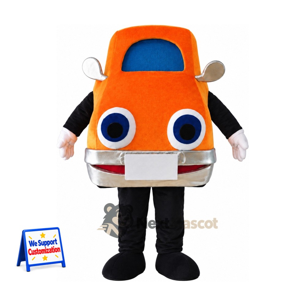 Car Mascot Costume - Orange Car Mascot Costume - Orange