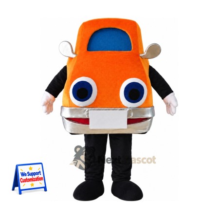 Car Mascot Costume - Orange Car Mascot Costume - Orange