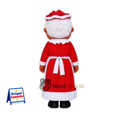 Mrs Claus Mascot Costume for Christmas Photos Mrs Claus Mascot Costume for Christmas Photos
