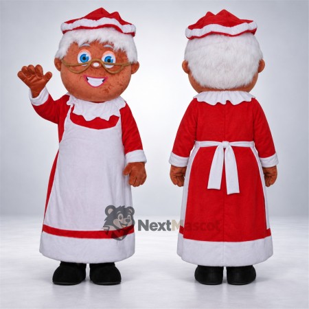 Mrs Claus Mascot Costume for Christmas Photos Mrs Claus Mascot Costume for Christmas Photos