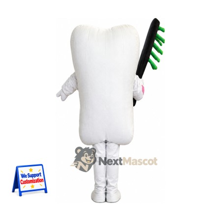 Tooth Mascot Costume - Toothbrush for Sports Days Tooth Mascot Costume - Toothbrush for Sports Days
