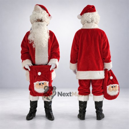 Santa Claus Mascot Costume - Gift Bags Santa Claus Mascot Costume - Gift Bags