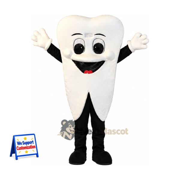 Tooth Mascot Costume for Team Events
