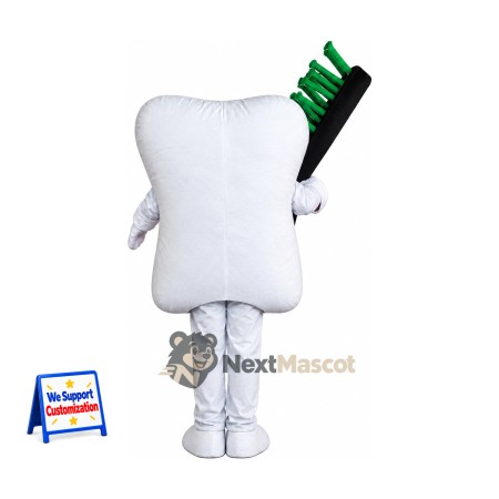 Tooth Mascot Costume - Toothbrush for Pep Rallies Tooth Mascot Costume - Toothbrush for Pep Rallies