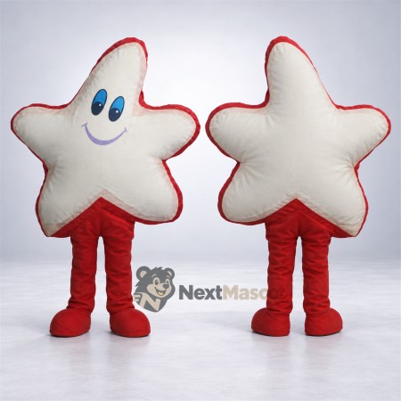 Star Mascot Costume - White Star Mascot Costume - White