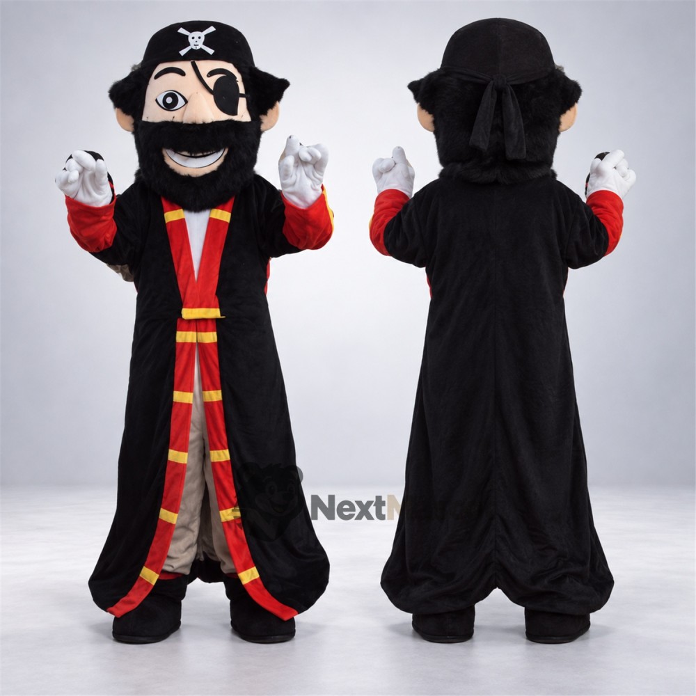 Pirate Captain Mascot Costume for Carnivals Pirate Captain Mascot Costume for Carnivals