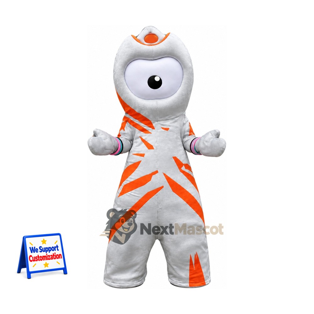 One Eyed Robot Mascot Costume One Eyed Robot Mascot Costume