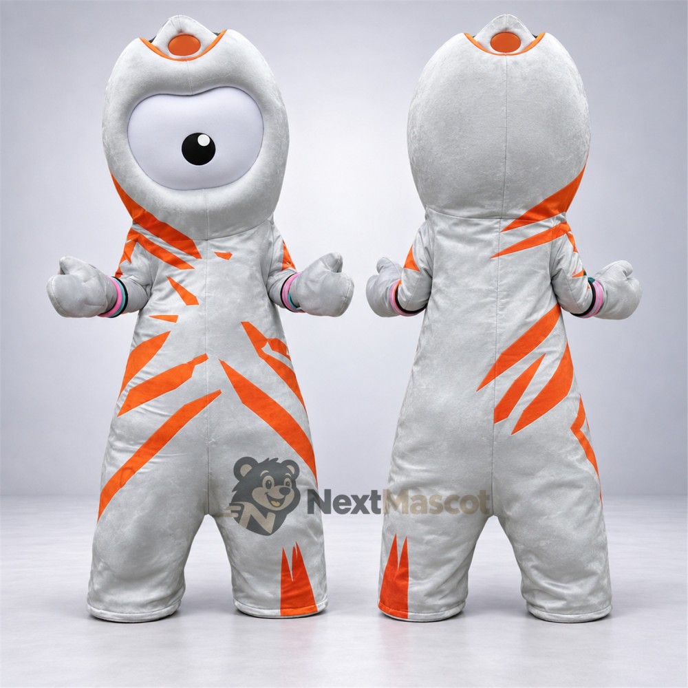 One Eyed Robot Mascot Costume One Eyed Robot Mascot Costume