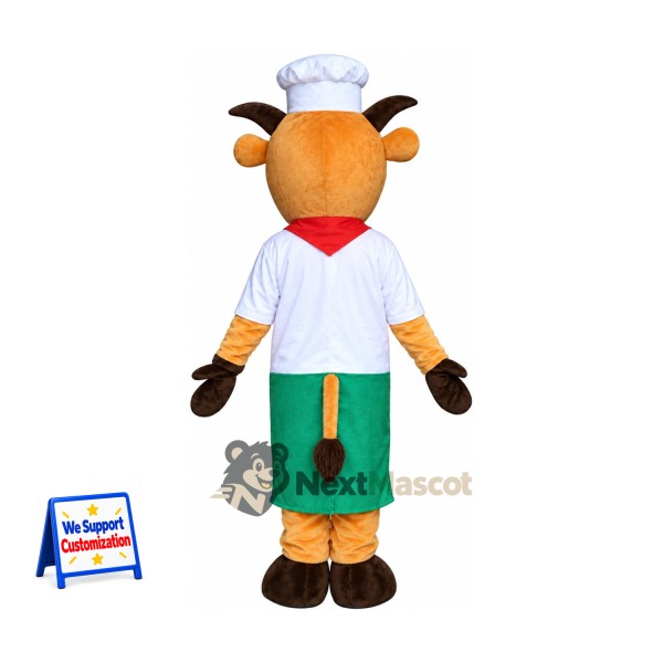 Cow Mascot Costume - Chef Style Cow Mascot Costume - Chef Style