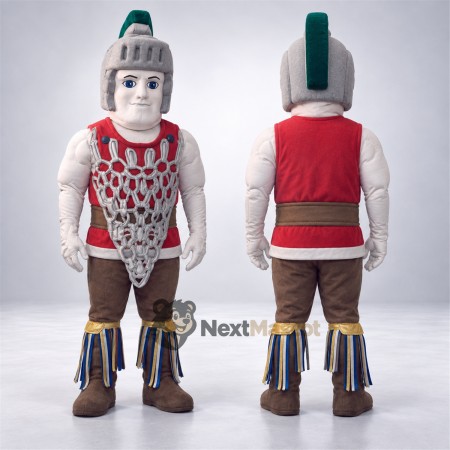 Armored Warrior Mascot Costume