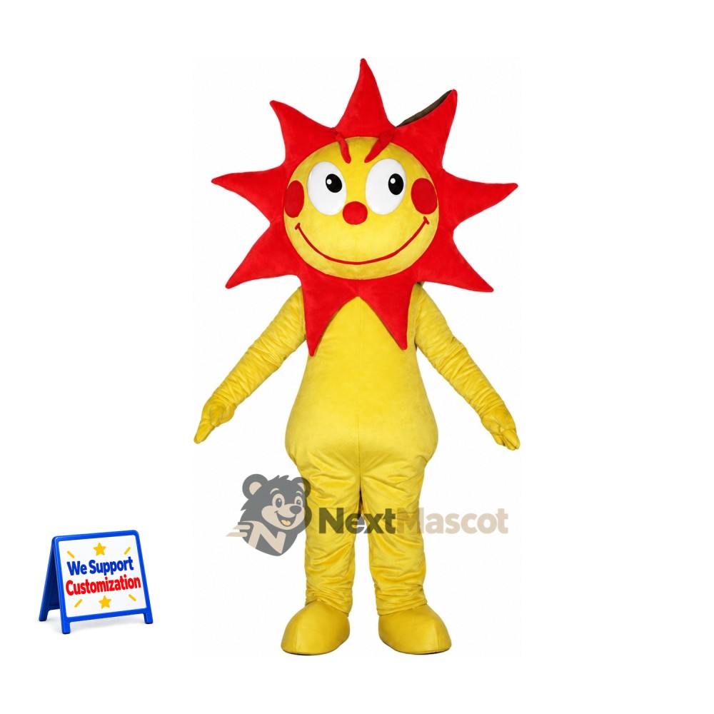 Sun Mascot Costume for School Events Sun Mascot Costume for School Events