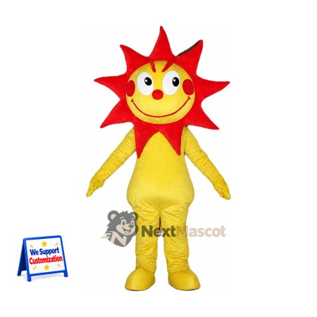 Sun Mascot Costume for School Events Sun Mascot Costume for School Events