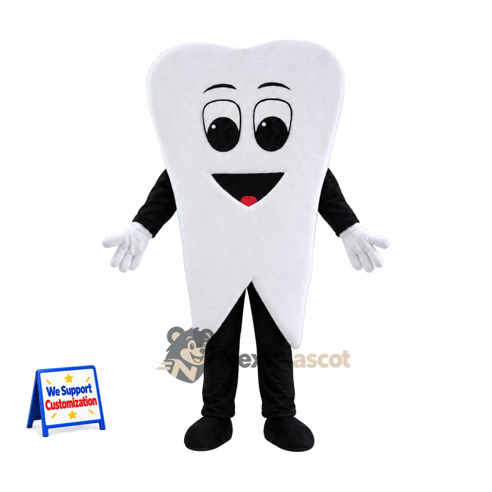 Tooth Mascot Costume for Family Events Tooth Mascot Costume for Family Events