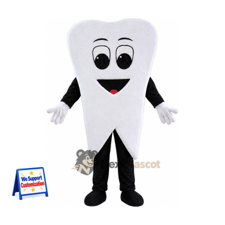 Tooth Mascot Costume for Family Events Tooth Mascot Costume for Family Events