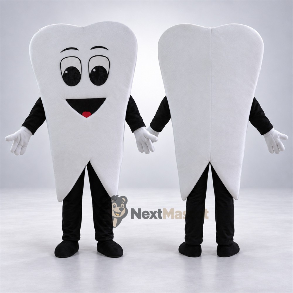Tooth Mascot Costume for Family Events Tooth Mascot Costume for Family Events