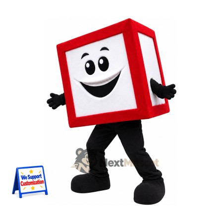 Box Mascot Costume - Red