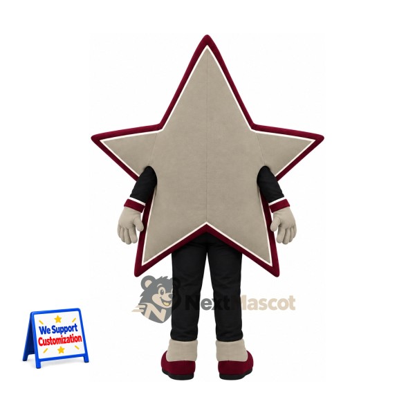 Star Mascot Costume - Silver for Parades