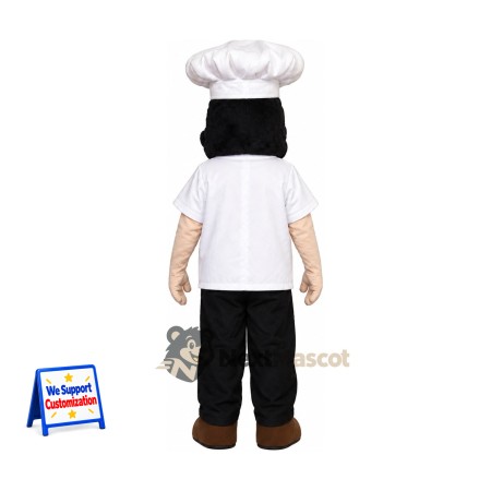 Chef Mascot Costume - Mustache for Community Events Chef Mascot Costume - Mustache for Community Events