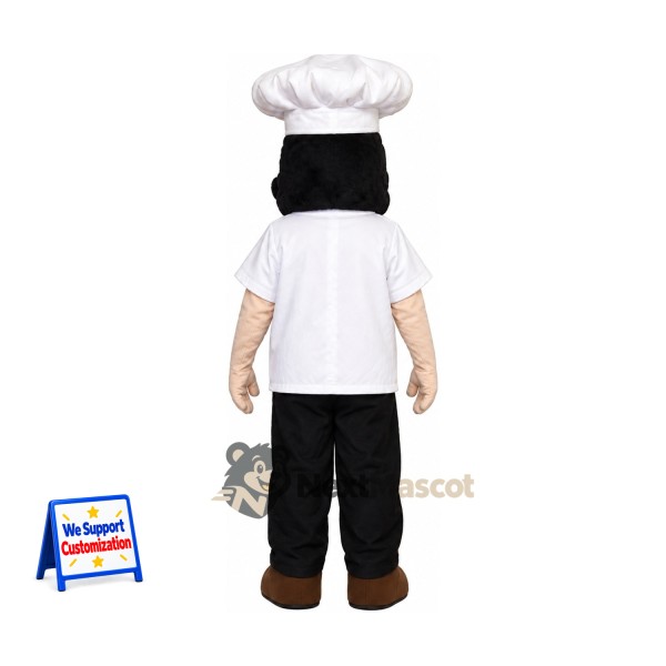 Chef Mascot Costume - Mustache for Community Events Chef Mascot Costume - Mustache for Community Events