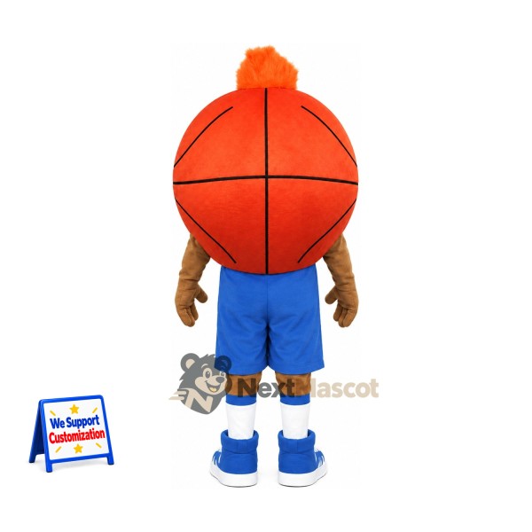 Basketball Mascot Costume - Blue Shorts Basketball Mascot Costume - Blue Shorts