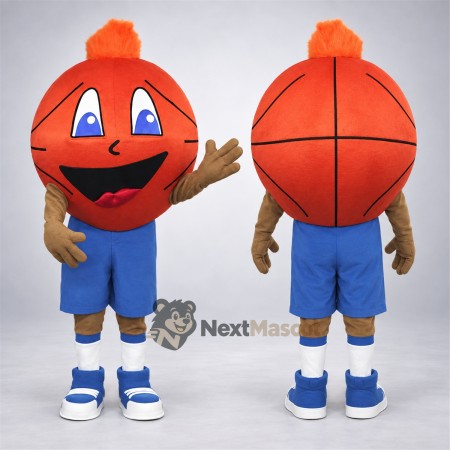Basketball Mascot Costume - Blue Shorts