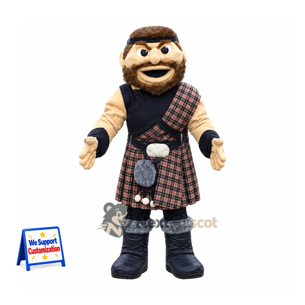 Scottish Man Mascot Costume - Kilt for Parades