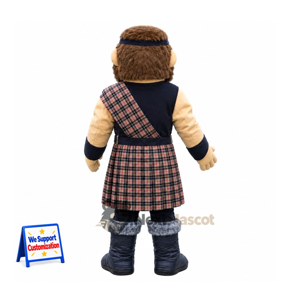 Scottish Man Mascot Costume - Kilt for Parades