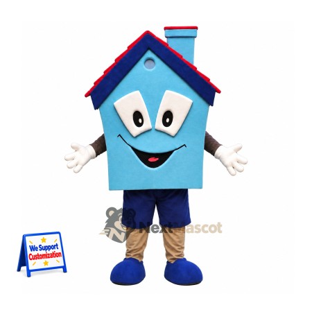 House Mascot Costume - Blue House Mascot Costume - Blue