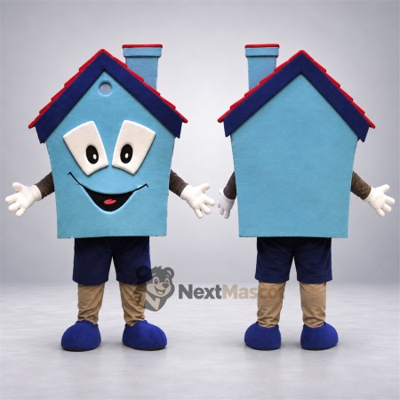 House Mascot Costume - Blue House Mascot Costume - Blue