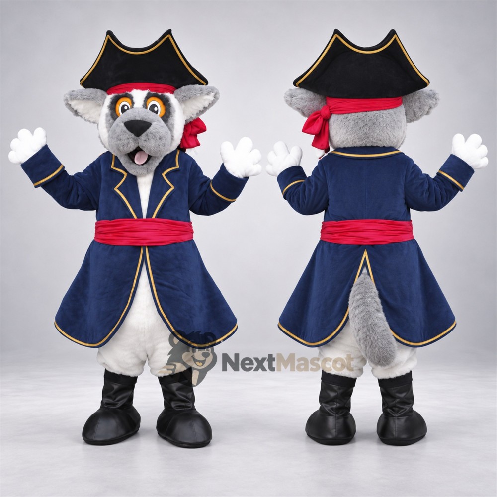 Dog Mascot Costume - Pirate Style for Parades Dog Mascot Costume - Pirate Style for Parades