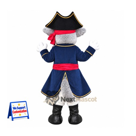 Dog Mascot Costume - Pirate Style for Parades Dog Mascot Costume - Pirate Style for Parades