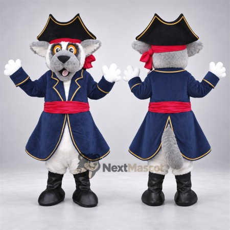 Dog Mascot Costume - Pirate Style for Parades Dog Mascot Costume - Pirate Style for Parades