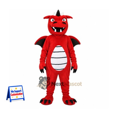 Dragon Mascot Costume - Red for Pep Rallies Dragon Mascot Costume - Red for Pep Rallies