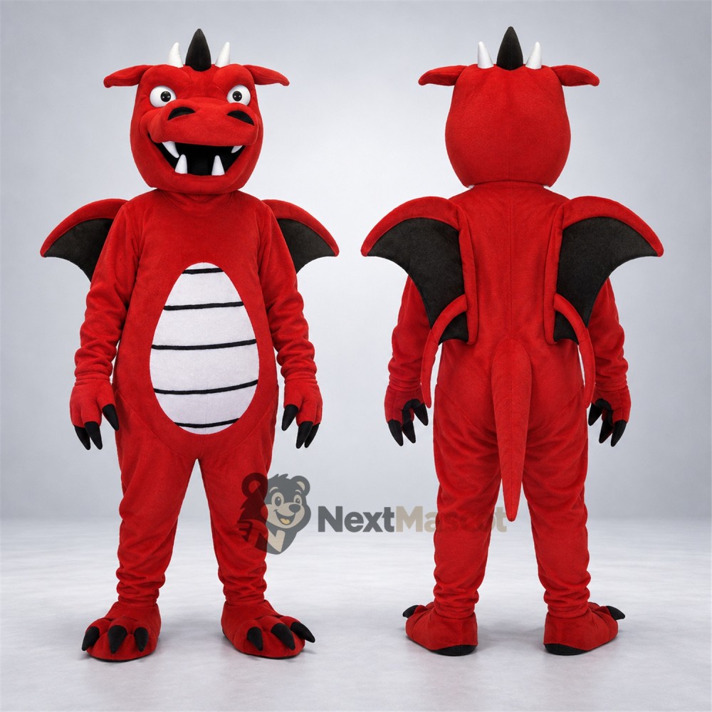 Dragon Mascot Costume - Red for Pep Rallies Dragon Mascot Costume - Red for Pep Rallies