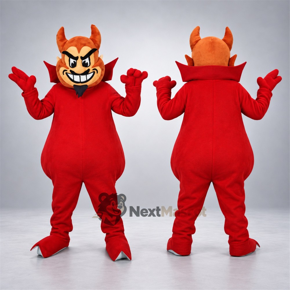 Devil Mascot Costume - Red for Sports Days Devil Mascot Costume - Red for Sports Days