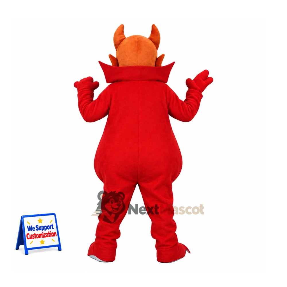 Devil Mascot Costume - Red for Sports Days Devil Mascot Costume - Red for Sports Days