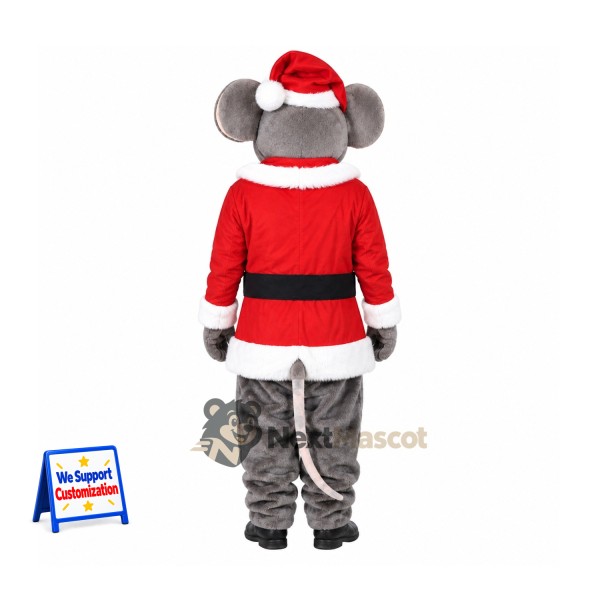 Mouse Mascot Costume - Christmas Theme for Christmas Events Mouse Mascot Costume - Christmas Theme for Christmas Events