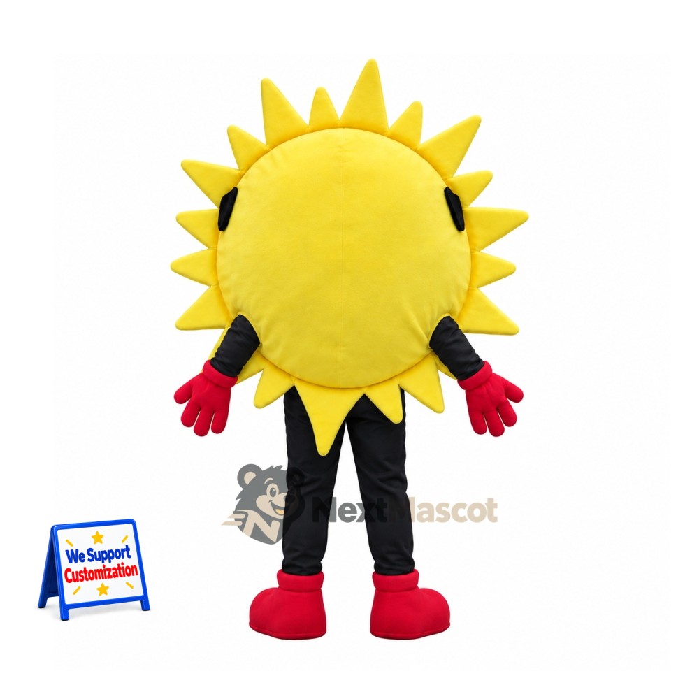 Sun Mascot Costume - Sunglasses for Grand Openings Sun Mascot Costume - Sunglasses for Grand Openings