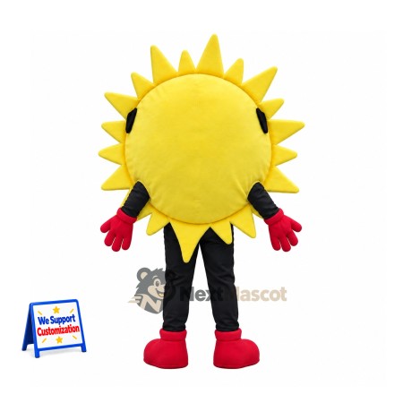 Sun Mascot Costume - Sunglasses for Grand Openings Sun Mascot Costume - Sunglasses for Grand Openings